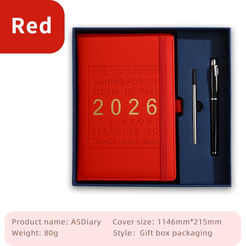 2026 English-Spanish Cross-Border Daily Planner & Self-Discipline Notebook