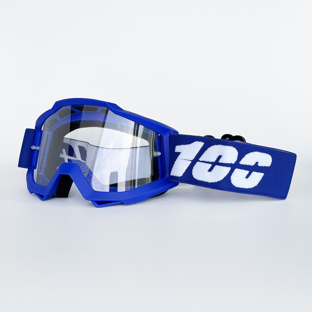 100 Мотоциклетные очки Велосипедные очки Для улицы Внедорожные Лыжные Спортивные MX ATV Мотокросс Очки для гонок на мотоциклах Велосипедные очки