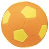 MIKASA Smile Soccer Size 3 elementary school students and Recommended Internal Pressure Ball, (for toddlers), Machine-Sewn, Orange/Yellow, STPEF3-OY,
