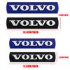 Car Front Grille Logo Letter Decorative Badge Accessories Steering Wheel Sticker for Volvo Rdesign XC90 S60 XC60 V70 S80 S40 V50