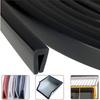 1meter U Channel Rubber Edge Moulding Trim Weather Strip Car Door Protector Edge Guard Rubber Sealing