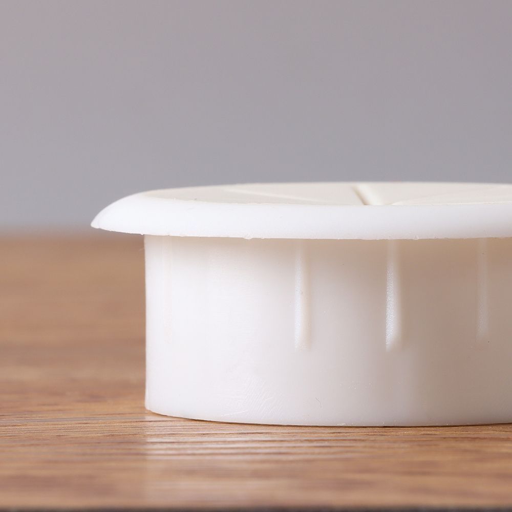 Furniture Threading Box Cover Line Outlet Port Desk Cord Grommet Wire Hole Cover Cable Organizer