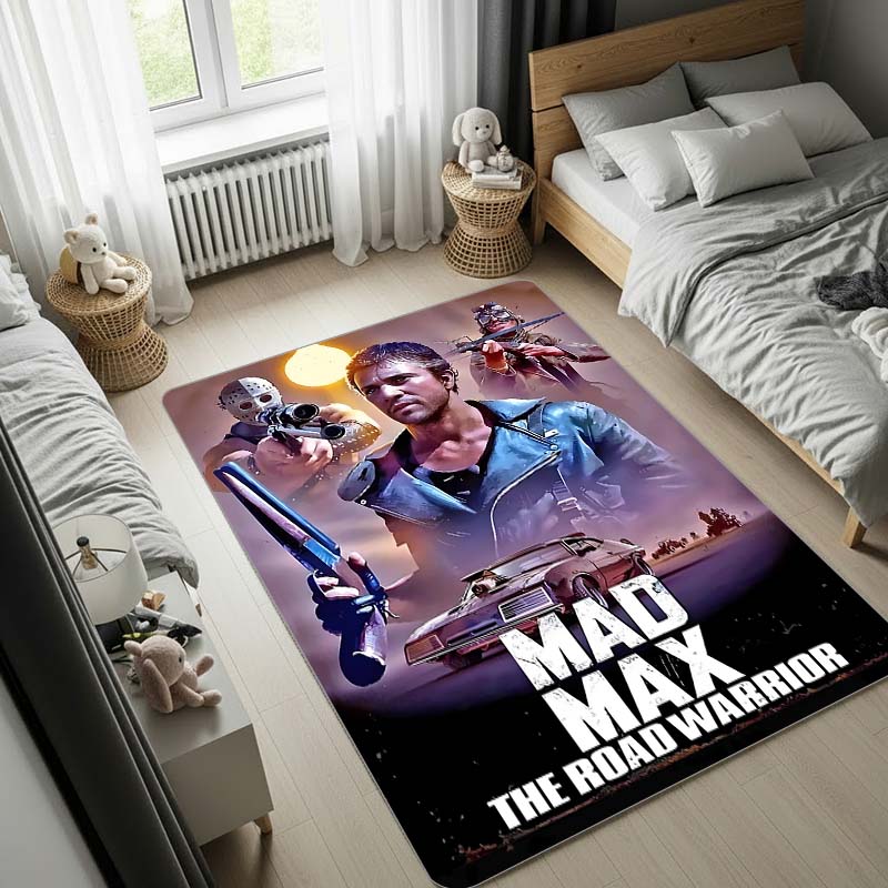 MAD MAX Rug, Music Carpet,Bedroom Rug, Doormat,Living Room Rug, Bedside Carpet, Computer Chair Mat, Christmas Gift.