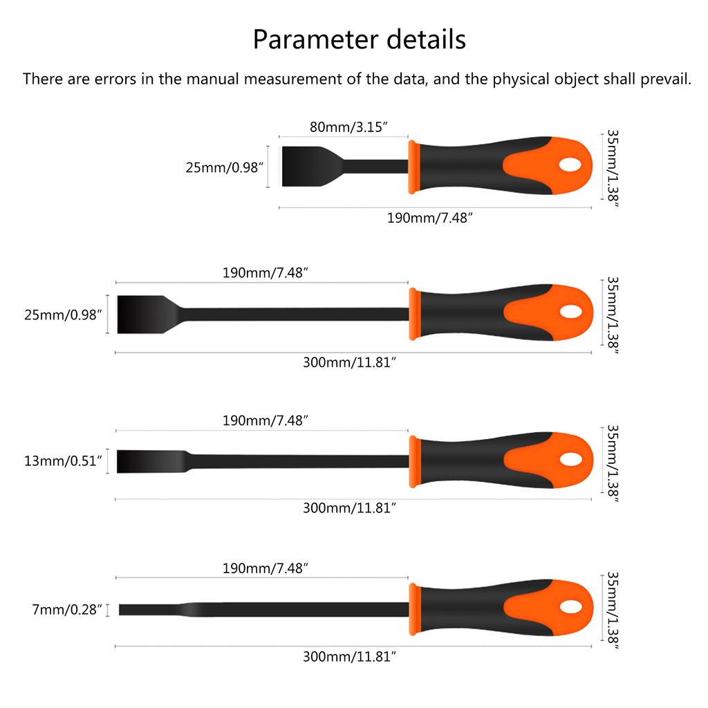 Скребок для прокладок для автомобильного и домашнего использования, черненое покрытие, сталь CR-V, инструмент для ремонта двигателя для удаления стойких загрязнений