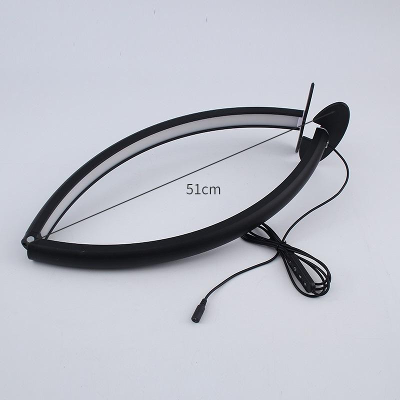 31-дюймовая светодиодная лампа для красоты на полмесяца, U-образная лампа для маникюра в американском стиле, напольная лампа для защиты глаз, косметическая лампа для татуировок, оптовая продажа