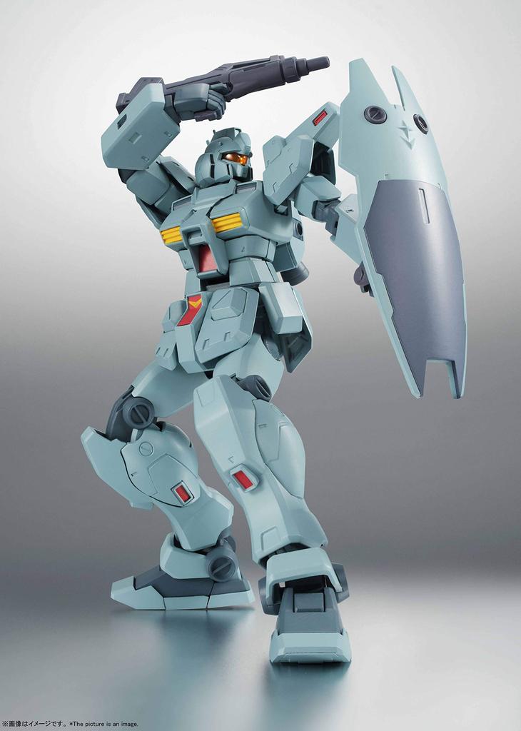 TAMASHII NATIONS ROBOT Spirits Mobile Suit Gundam 0083 [SIDE MS] RGM-79N Jim Custom ver. АНИМЕ. приблизительно. 125 мм окрашенная подвижная фигурка из АБС и ПВХ
