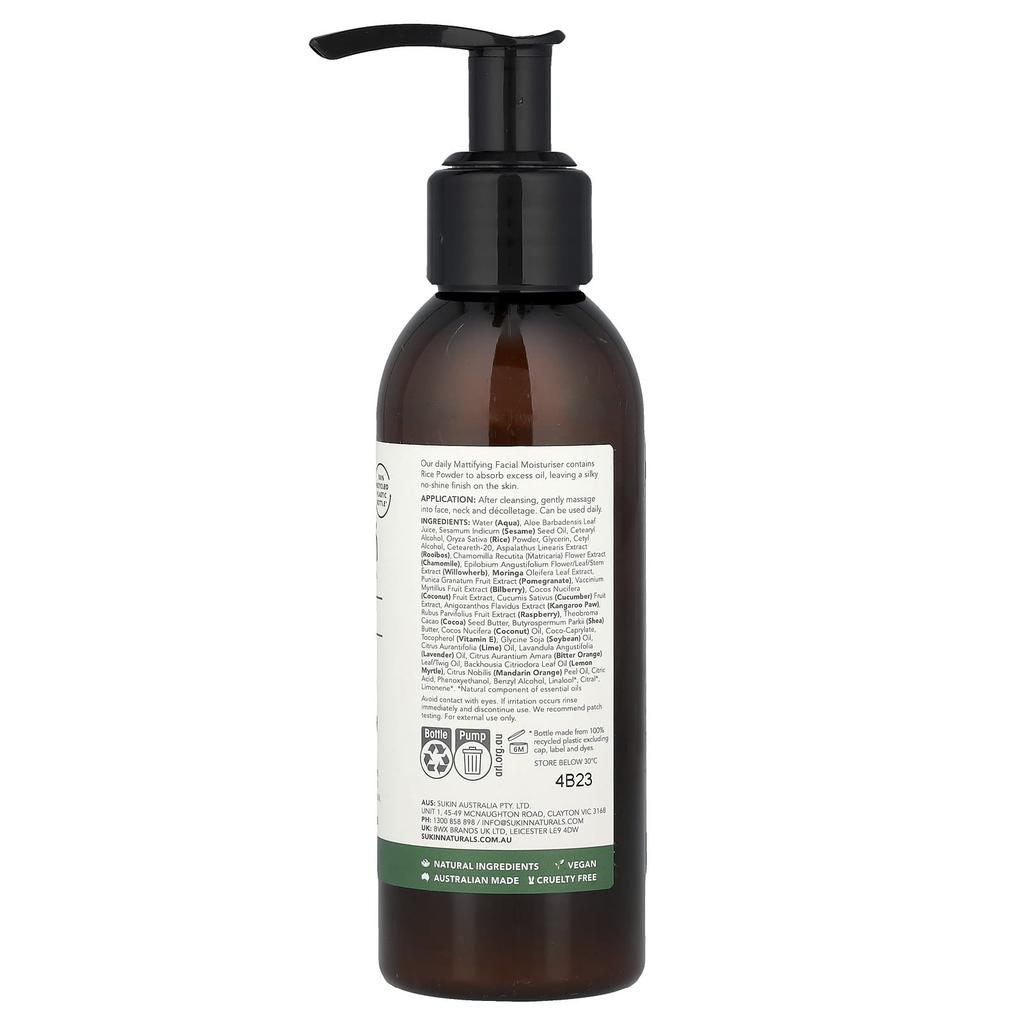 Signature, Mattifying Facial Moisturizer, Normal To Oily Skin Types, 125 Ml (4.23 Fl Oz)