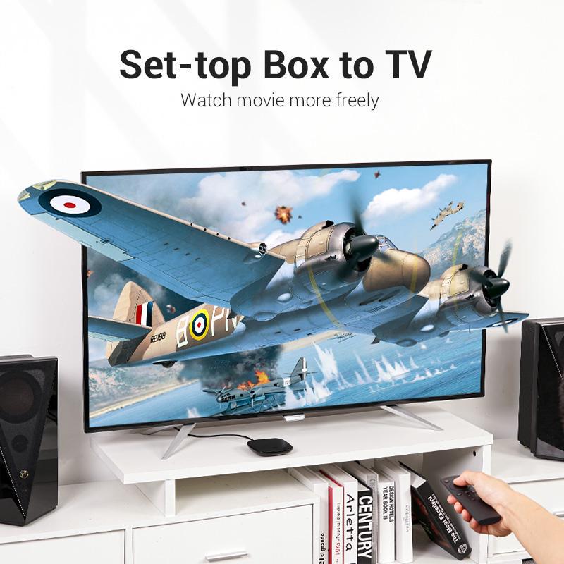 Vention HDMI-кабель 4K тонкий кабель HDMI-HDMI 2.0 для HDMI-разветвителя-удлинителя PS4/PS3 Apple TV HDTV-проектор 2.0 HDMI-кабель