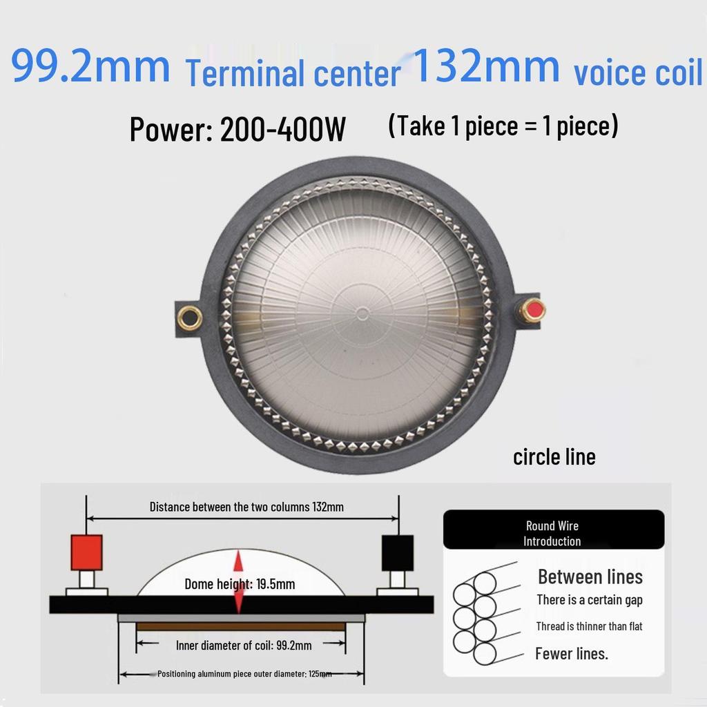 Ремонтные детали для диафрагмы высокочастотного динамика: 25-75 Жила Круглая Плоская Проволока
