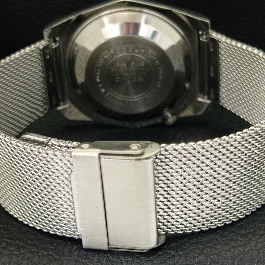 ВИНТАЖНЫЕ МУЖСКИЕ ЧАСЫ SEIKO 5 AUTOMATIC 6119B ЯПОНИЯ ЦВЕТ БЕЛОГО ЦИФЕРБЛАТА a702360-5