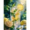 5d DIY Алмазная картина вышивка крестом лимонный чай алмазная вышивка мозаика полный круглый дрель домашний декор