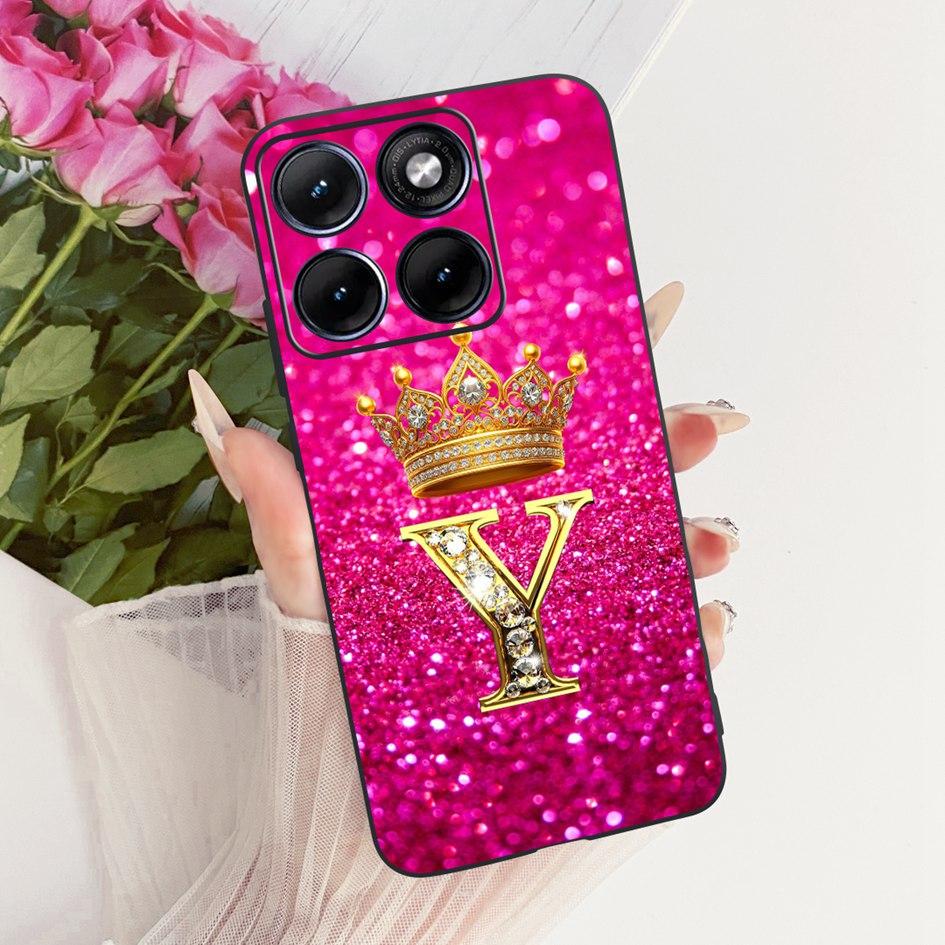 For Motorola Edge 70 Fusion 2026 Case XT2605-1 XT2605-2 Luxury Crown Letters Soft Silicone Cover For Moto Edge 70 Fusion+ Bumper