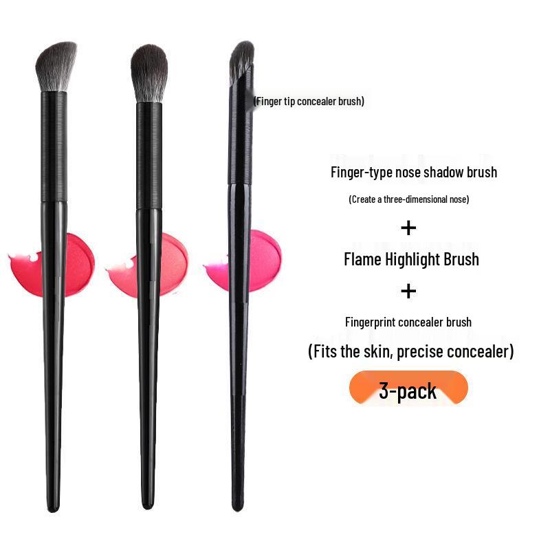 Набор из 6 мягких кистей для макияжа глаз: Тени для век, Под глазами, Подводка для глаз, Детали