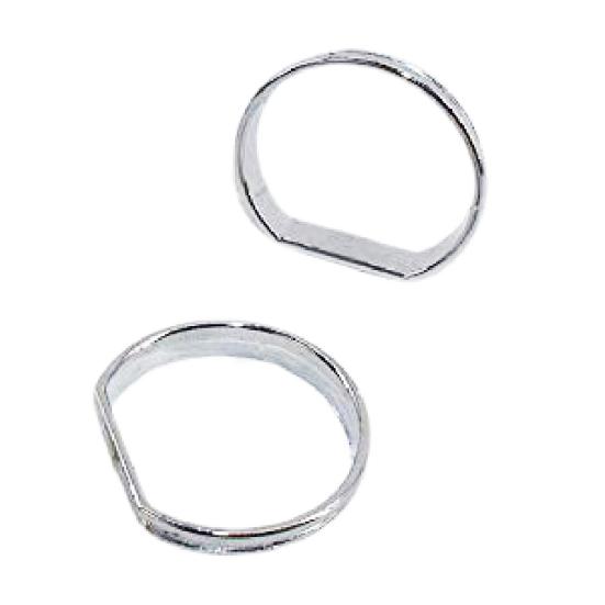 4 шт. нежные устойчивые к коррозии легкие рамки для спидометра, удобные автомобильные накладки на спидометр для BMW E46