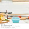 2PCS Collapsible Design Lunch Storage Container Silicone Airtight Kitchen Organizer  For Picnics