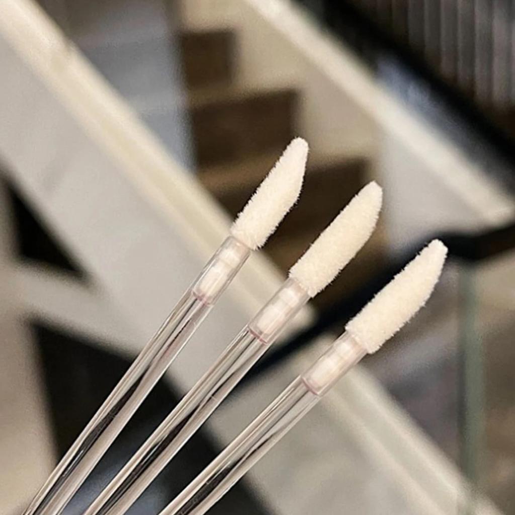 Оптовая продажа 100/300 шт. Одноразовые кисти для макияжа губ - Палочки-аппликаторы для помады, Инструменты для красоты для наращивания ресниц Аксессуары