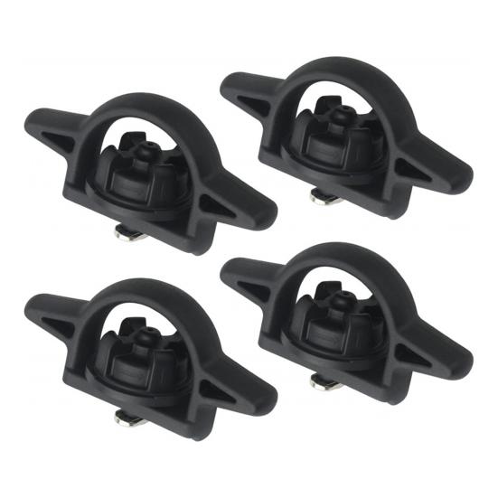 Bed Rail Tie Down Point for Toyota for Tacoma for Tundra 05-24, Heavy-Duty Load Bearing Waterproof Cargo Bed Tie Down Hooks, Quick Install Accessories