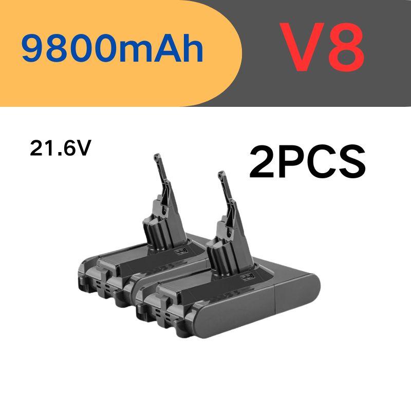 Для аккумулятора Dyson V8 100% новый 21,6 В 12800 мАч Absolute V8 Animal Литий-ионный SV10 Серия пылесосов Перезаряжаемые аккумуляторы