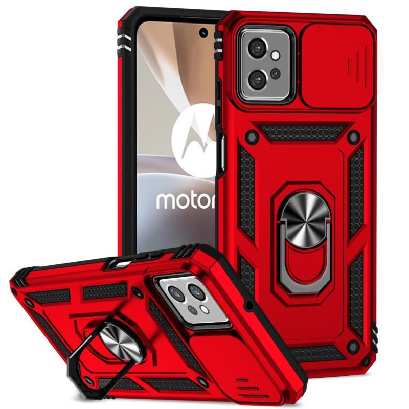 Чехол для Motorola Moto G32, чехол для Moto G32, чехол Fundas, слайд-объектив, магнитное кольцо, держатель на окно, задний бампер Moto G32