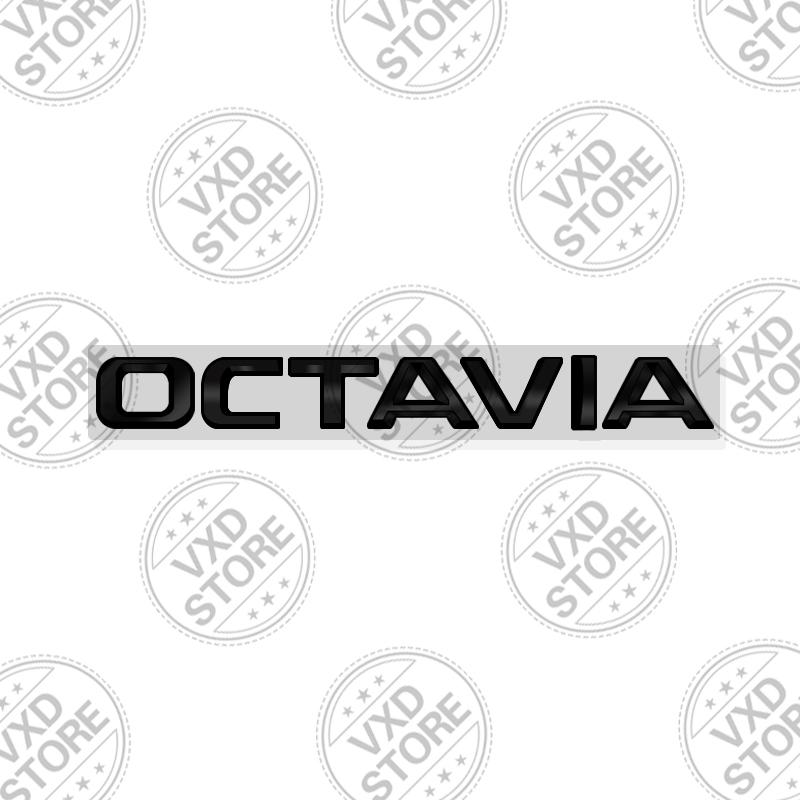 JBIW9 For Skoda Superb Kodiaq Karoq 4X4 Yeti Octavia Rapid Fabia Kamiq Car 3D Metal Letters Badge Decals Sticker Glossy Matte Black