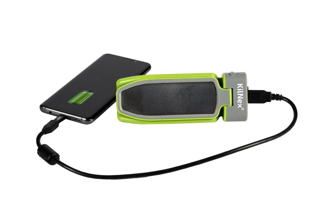 Фонарь на солнечной батарее Kilnex «Лепестки» + powerbank 2600 mah (ip 40)