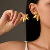 Серьги-гвоздики из серебра 925 пробы, овальные, с маленьким кругом, для женщин, минимализм, геометрические, в форме буквы U, повседневные, модные, ювелирные изделия, подарки