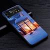 Чехол с зимними огнями для Samsung Galaxy Z Flip3 5G Flip4, черный жесткий чехол для мобильного телефона Z Flip 3 4, роскошный чехол из ПК Zflip3 Coque