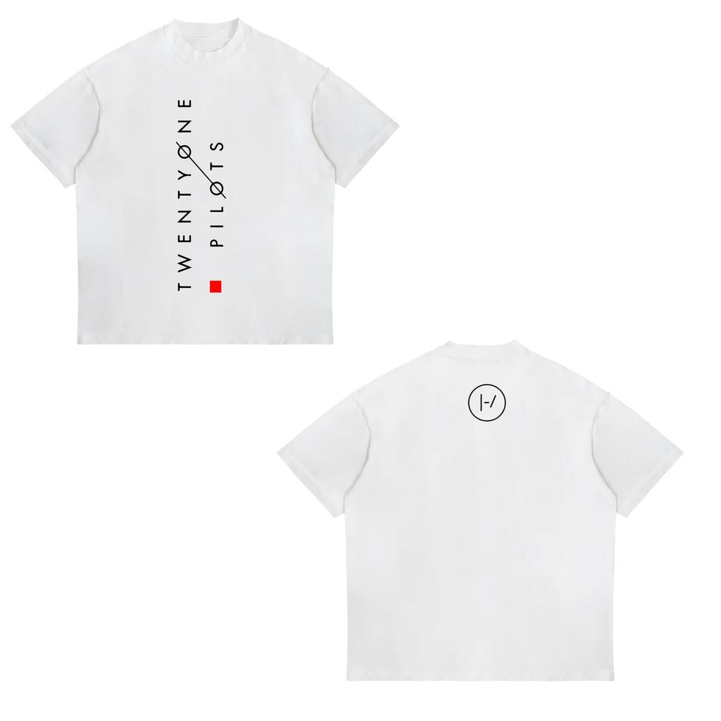 Футболка в стиле хип-хоп с группой Twenty One Pilots Band для женщин и мужчин с коротким рукавом, свободная, уличная одежда Y2k, панк-стрит, футболки унисекс в стиле Харадзюку