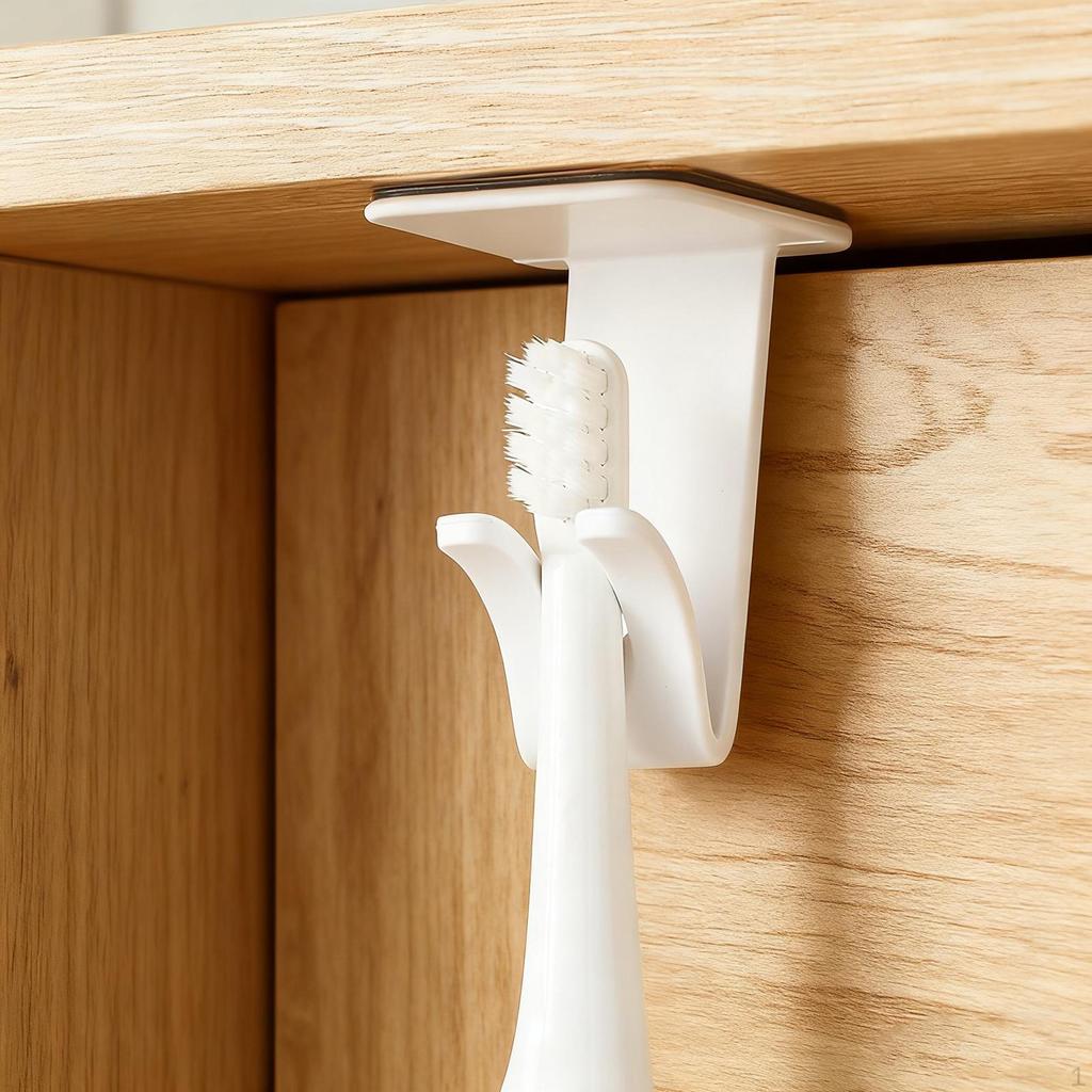 Держатель для зубных щеток Современные аксессуары для ванной комнаты Подвесная полка для хранения под шкафчиком для дома