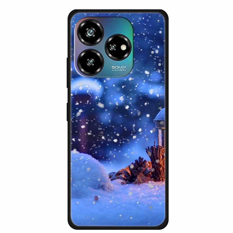 Christmas Lovely Cover For ZTE Axon 60 Lite Case Axon60 50 40 Lite Pro Ultra 30 Soft Silicone TPU Phone Case For ZTE Axon 60 4G
