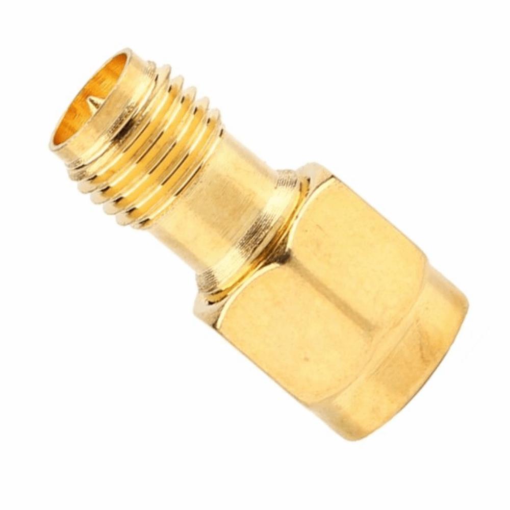 5PCS Durable Low Loss SMA Male To SMA Female Coaxial Connector Gold Adapter Set Coaxial Adapter Coax Connector Wire Connection