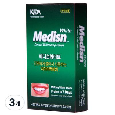 Пластыри для отбеливания зубов New Medicine White, эффект улучшения самоотбеливания зубного налета, 3 шт.