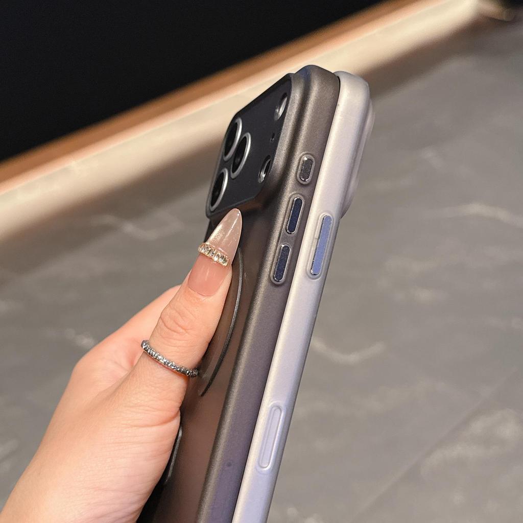 Ультратонкий магнитный матовый мягкий чехол для iPhone 17 Pro Max, Персонализированная полупрозрачная защитная крышка для Apple 16