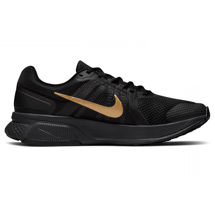 Nike Кроссовки мужские Run Swift 2 Черный Металлик Золотой Темно-серый CU3517-010
