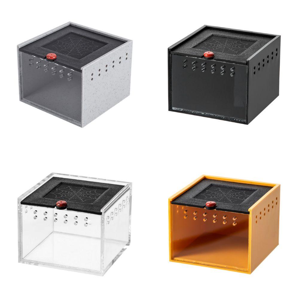 Transparent Reptile Breeding Box Breathable Crawling Pet Container Crawling Pet