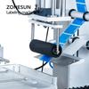 ZONESUN ZS-TB180 Flat Surface Label Applicator Cosmetic Carton Box Book Case Packet Labeling Machine Label Dispenser