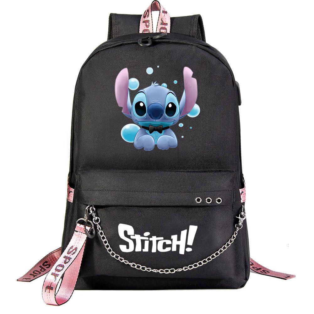 Anime Backpack Usb Teen Student School Bag Men'S And Women'S Leisure Travel Backpack