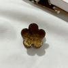 Ins  Cute 2.5cm Mini Little Flower Hair Clip Simple Cute Acetic Acid Color Magic Top Clip Side Clip Hair Accessories