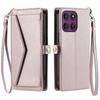 For Motorola Moto G56 5G Leather Case with Wrist Strap Wallet Stand Phone Cover