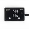 JJCOCO 12V Dual Display Oil Pressure Gauge with 2pcs 1/8 NPT Sensors 3 color led display