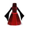 Halloween Princess & Ghost Costume: Girls' Vampire Cape Dress for Performance