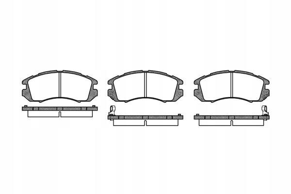 Front Brake Pads With Sensor 0191.12 Remsa