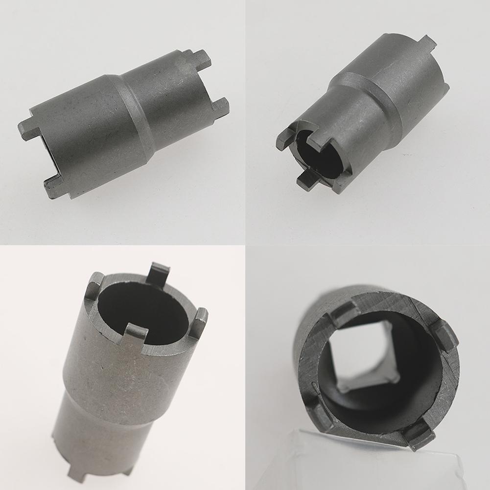 Черный двухсторонний ключ для фиксации гайки сцепления мотоцикла - сменный инструмент для ремонта и снятия гайки Инструменты для ремонта мотоцикла