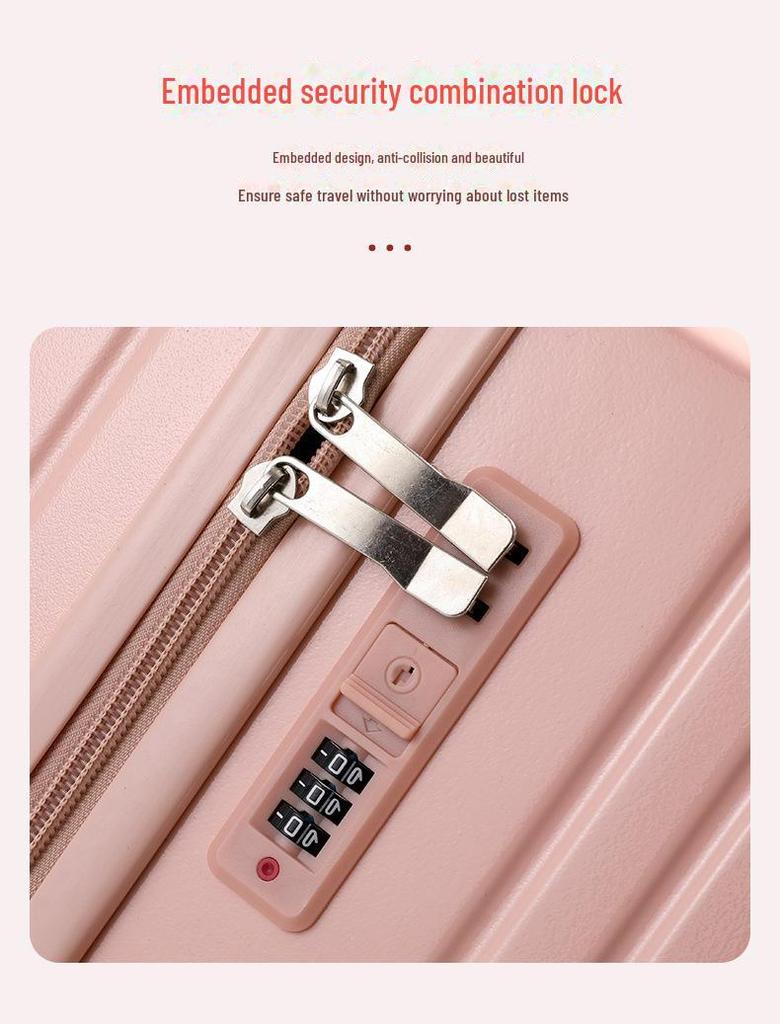 Yongsheng женский дорожный чемодан большой вместимости 26 дюймов, утолщенный, с колесиками и замком с паролем