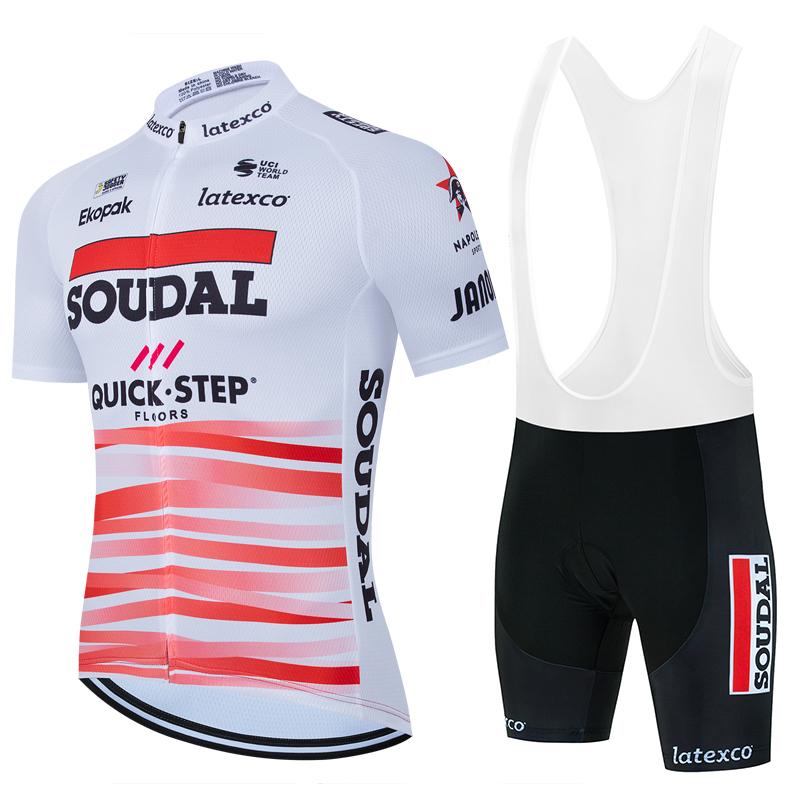 2025 SOUDAL Quick Step Велосипедные комплекты одежды Велосипедная одежда для MTB С короткими рукавами Велосипедная одежда Ropa Ciclismo Hombre Maillot