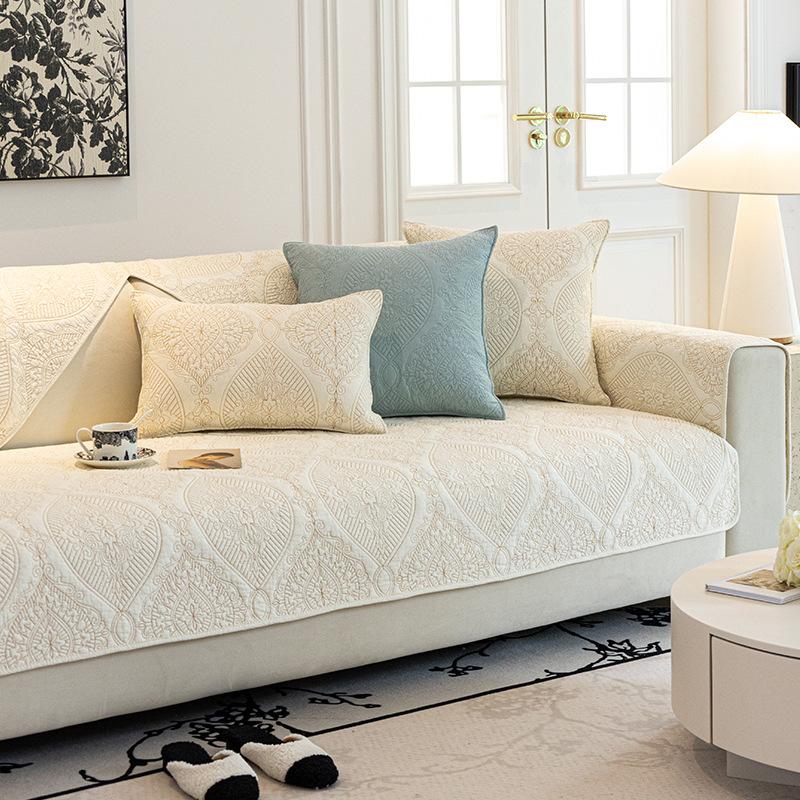 Подушка для дивана, хлопковая универсальная ткань для четырех сезонов, нескользящая ткань для дивана, нескользящая подушка для дивана