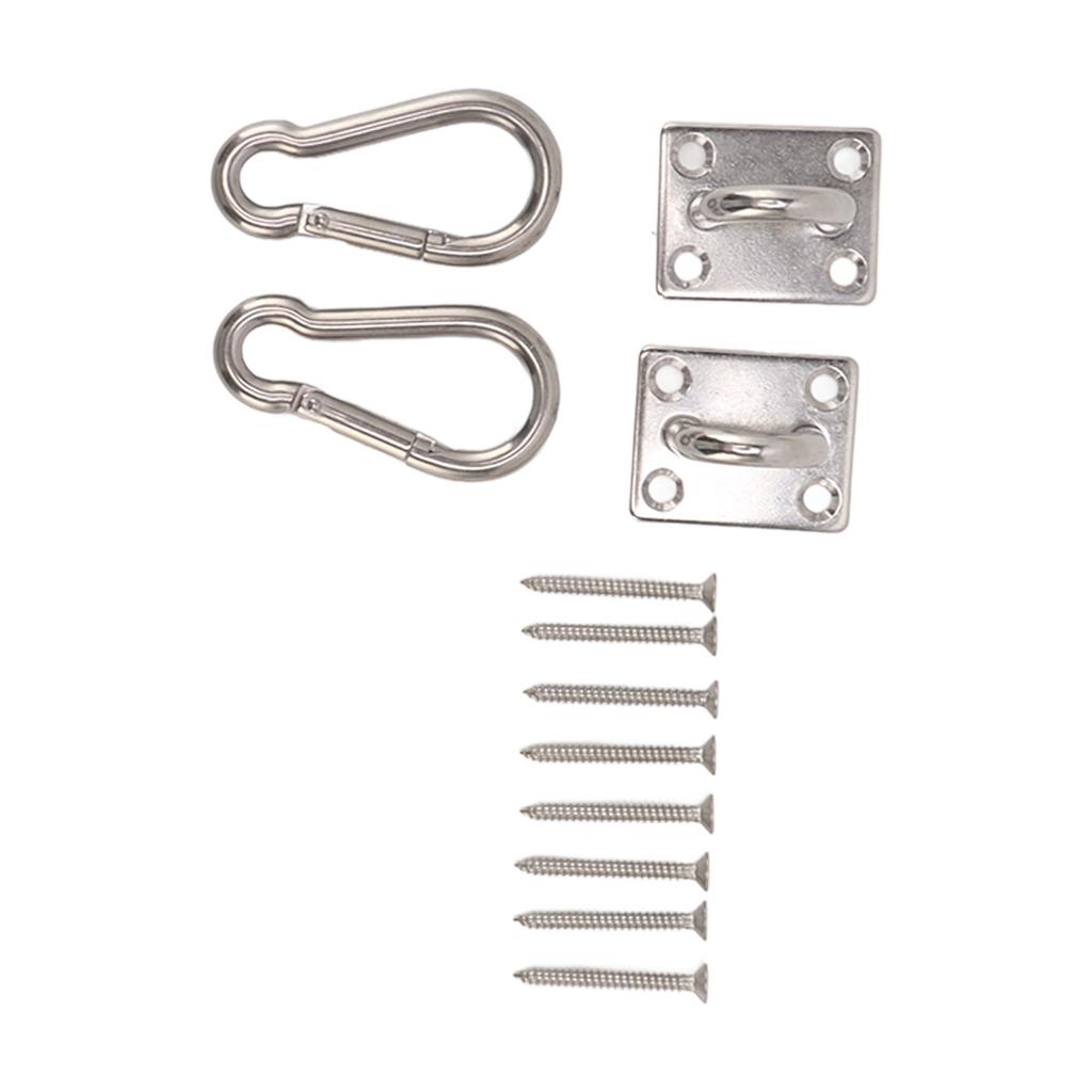 200 кг набор крючков для качелей на открытом воздухе с квадратной пряжкой для двери, крюк для гамака из нержавеющей стали 304