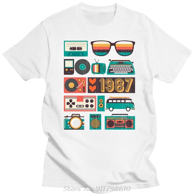 Жизнь начинается в тридцать Легенды 1987 Футболка Рожден в 1987 Старый Лучший подарок День рождения Лучший День отца Футболка Хлопок Уличная одежда Футболки
