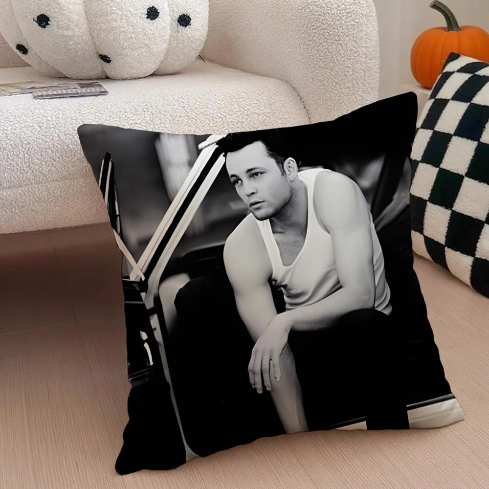 VVince Vaughn Cushion Cover Throw Pillow Cover Hidden Button Durable Polyester Chair Cushion