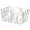 Корзина из нержавеющей стали MUJI, 37 см Ш x 26 см Г x 18 см, Корзина 4, Прибл.. H, 44831496,